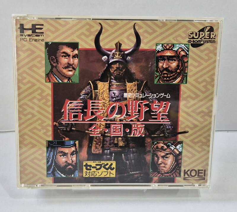 樂天商城 - 【PCエンジンCD】信長の野望 全国版【中古】【ゲーム/PCエンジン】【併売品】【G26060015CW】