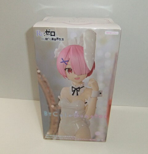 【未開封】Re:ゼロから始める異世界生活 BiCute Bunnies Figure -ラム・ホワイトパールver.-【中古】【フィギュア/おもちゃ】【併売品】【O24010349IA】
