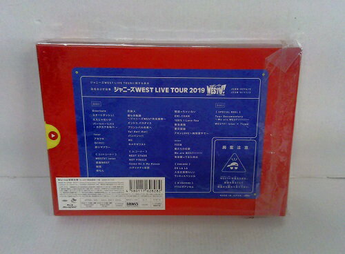 Blu-ray ジャニーズWEST LIVE TOUR 2019 WESTV! (初回仕様)【中古】【音楽/Blu-ray】【併売品】【D25080033IA】