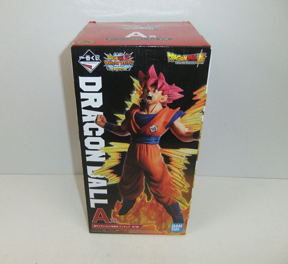 [미개봉] 이치 반 쿠지 DRAGON BALL Z DOKKAN BATTLE 6th anniversary A상 초사이어인 갓 손오공 피규어[중고][피규어/장난감][병매품][O26030089IA]