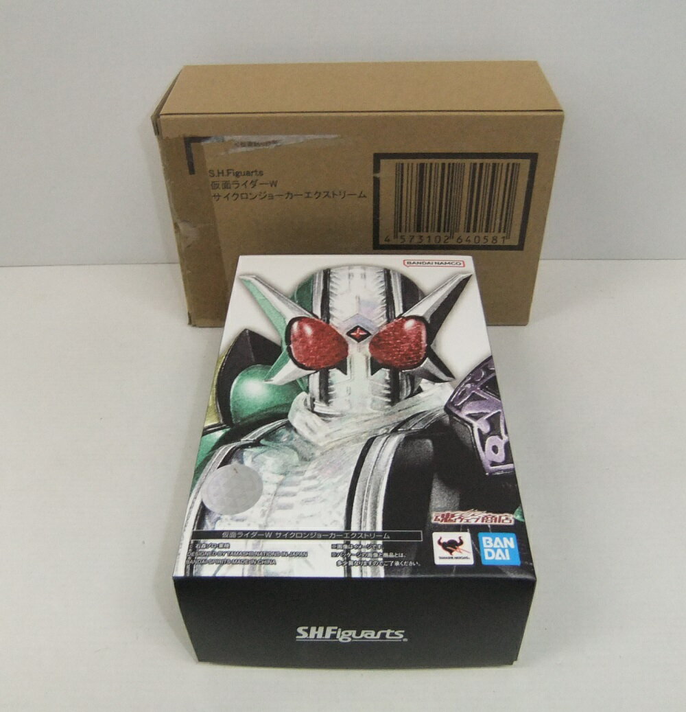 乐天商城 - S.H.Figuarts(真骨彫製法) 仮面ライダーW サイクロンジョーカーエクストリーム【中古】【フィギュア/おもちゃ】【併売品】【O26030133IA】