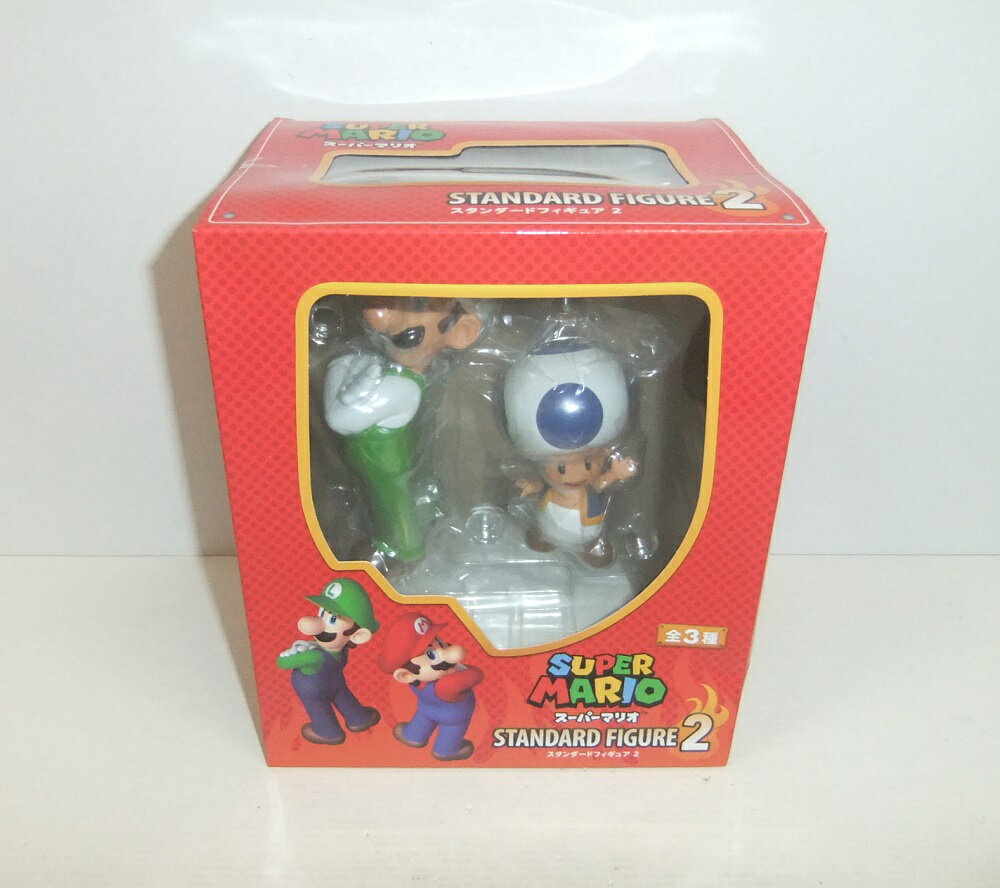 Rakuten - 【未開封】スーパーマリオ スタンダードフィギュア2 ファイアルイージ＆あおキノピオ【中古】【フィギュア/おもちゃ】【併売品】【O26050333IA】