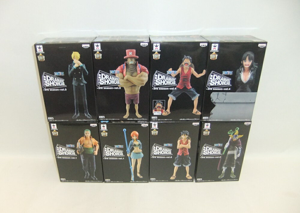 Rakuten - 【未開封】ワンピース DRAMATIC SHOWCASE ～3rd season～ vol.1～4 全8種セット【中古】【フィギュア/おもちゃ】【併売品】【O26050384IA】