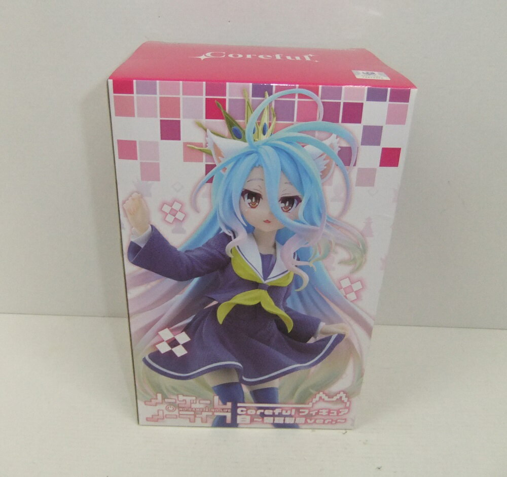乐天商城 - 【未開封】ノーゲーム・ノーライフ Coreful フィギュア 白 ～猫耳制服ver.～【中古】【フィギュア/おもちゃ】【併売品】【O26060053IA】