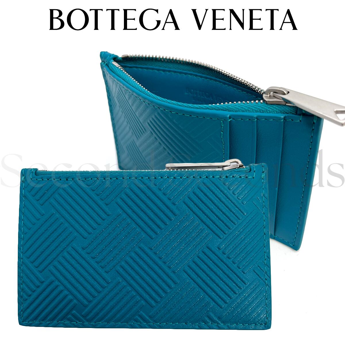 ボッテガヴェネタ カードケース デボスイントレチャート カード3枚 ファスナー付 679802 V0SQ3 4634 BOTTEGA VENETA ボッテガ コインケース ジップ付 【新品】 【正規品】 【送料無料】 【プレゼント】 【ギフト】 【ギフトラッピング無料】