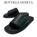 ボッテガヴェネタ レザー オープントゥ サンダル 667087 VBSL0 1000 BOTTEGA VENETA ボッテガ メンズ サイズ40(25cm相当) 【新品】 【正規品】 【送料無料】 【プレゼント】 【ギフト】 【ギフトラッピング無料】