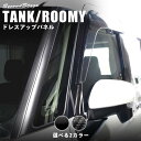 【セカンドステージ】セカンドステージ Aピラーパネル 純正サイドバイザー装着車専用 トヨタ タンク ルーミー 前期 後期 全2色 カスタム アクセサリー パーツ