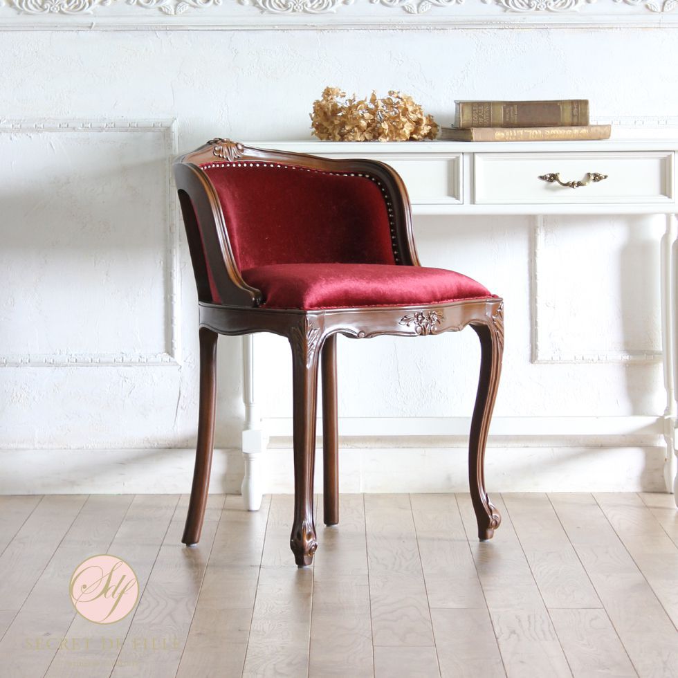 姫系 家具 かわいい ロココ 調 猫脚 エステ サロン アンティーク 風 ゴージャス シャビーシック フレンチ ゴシック ヨーロピアン 猫足 椅子 姫 プリンセス おしゃれ インテリア イギリス | リビング 一人用 いす ハンドメイド イス 高級 アンティーク家具 リプロ 45*45*70