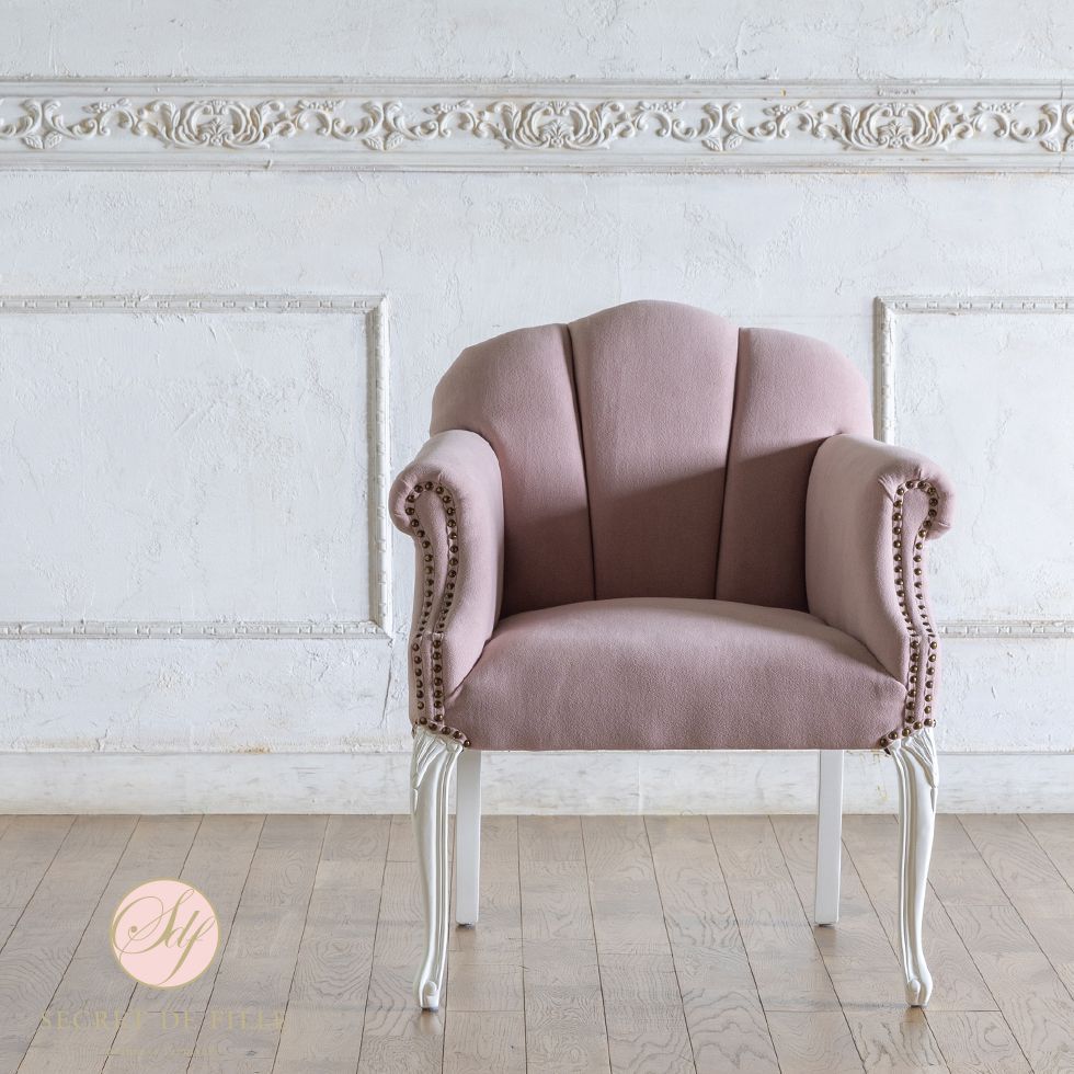 シェル 貝殻 チェア シェル アームチェア かわいい 姫系 ロココ 家具 フレンチ ヨーロッパ 椅子 イス いす 貝殻 イギリス エステ サロン 店舗什器 美容室 カフェ レストラン 飲食 ホテル アパレル | ソファ チェアー 貝 モチーフ インテリア 肘付き椅子 リプロ B 65*60*75