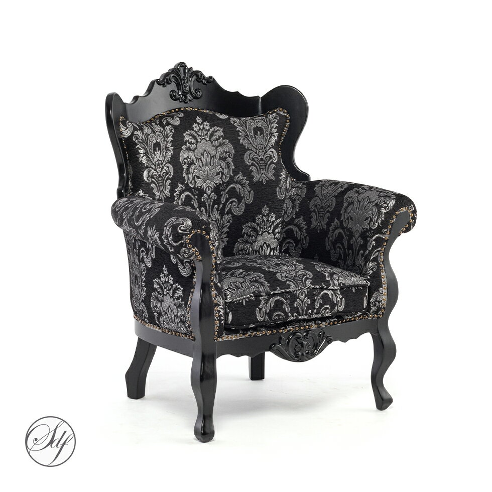 姫系 家具 ソファ 一人掛け ロココ 