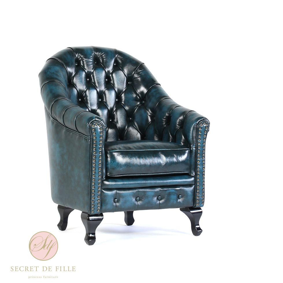 チェスターフィールドソファ一人掛け...