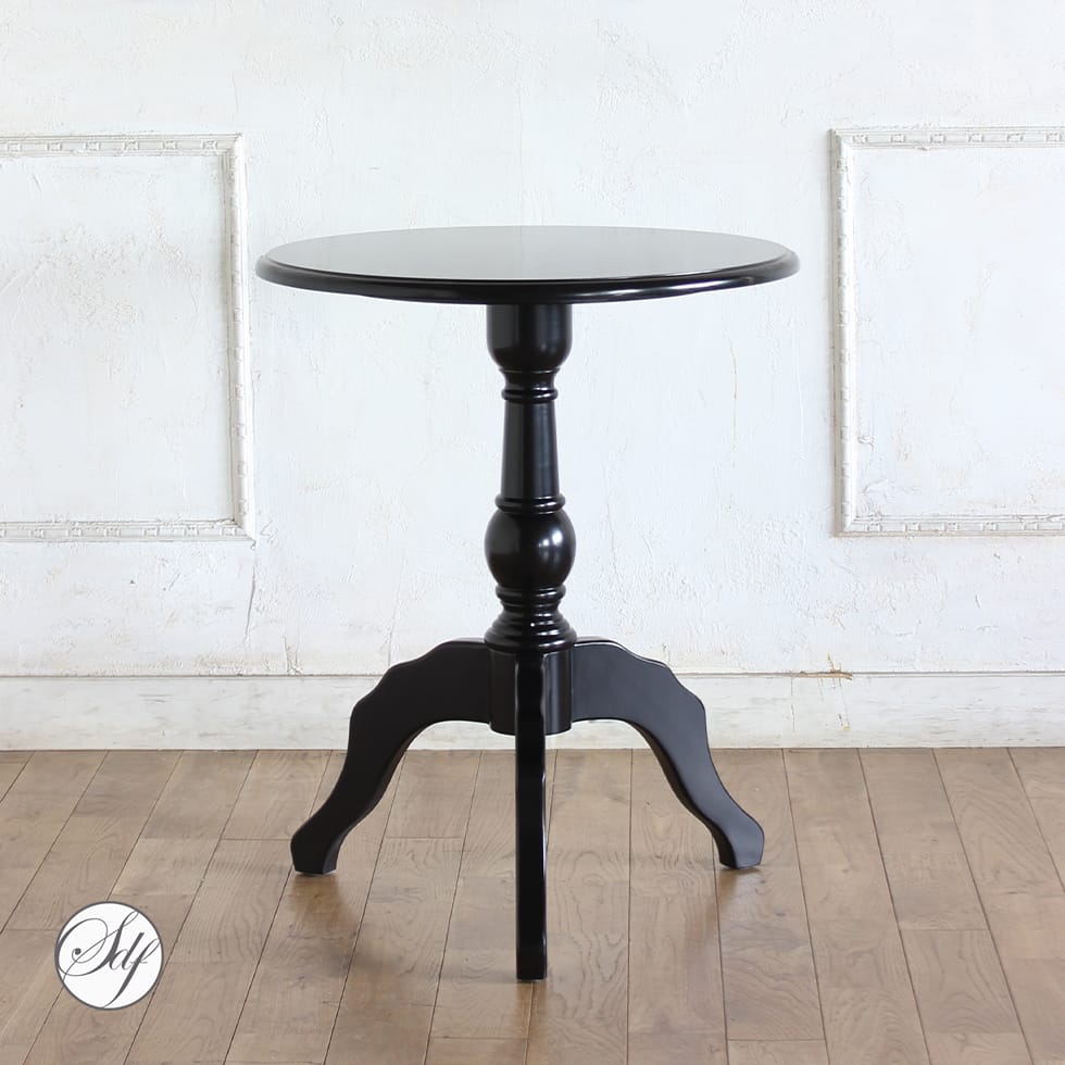 サイド テーブル 丸 円型 ラウンドテーブル アンティーク ロココ 家具 フレンチ ヨーロッパ 姫系 エレガント シャビーシック イギリス 英国 フォトスタジオ エステ サロン 美容室 カフェテーブル レストラン 飲食 ホテル アパレル 待合室 新品 リプロ 61*61*50