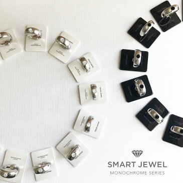 SMART JEWEL Monochrome series スマートジュエル スマホリング iPhoneX iPhoneXS iPhone8 iPhone7 iPhone6s iPhoneX Xperia GalaxyiPhone XR おしゃれ かわいい 誕生石 落下防止 エンゲージリング