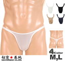 Tバック ユニセックス ハイレグ ノーシームはぎ無し ガードルストレッチ生地 M,Lサイズ
