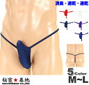 メンズ Gストリング カップ型 脇バインダー 柔らかストレッチ2WAY生地 M~Lサイズ
