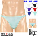 ビキニ ユニセックス ノーシーム ブラジリアンカット 柔らかストレッチ2WAY生地 M、Lサイズ