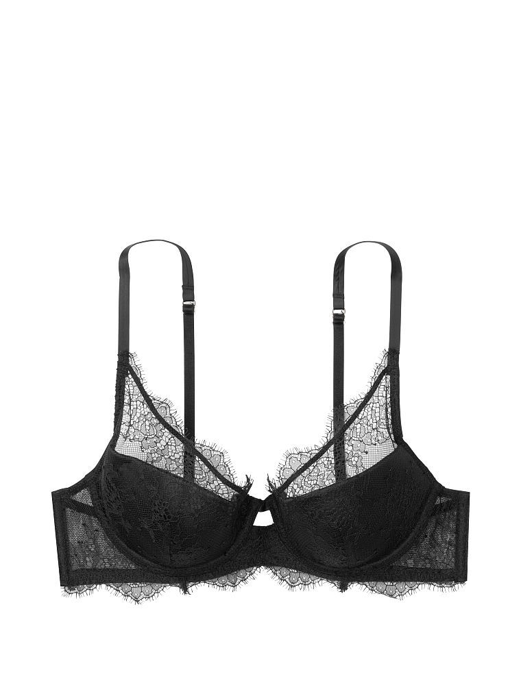 Victoria's secret�������ȥꥢ��������å� LUXE LINGERIE �����ƥ��졼���ץ�󥸥֥�Chantilly Lace Plunge Bra�֥饵������34D