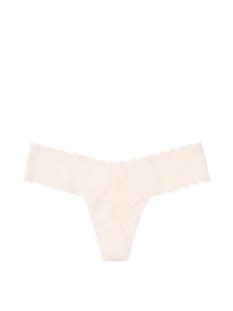 ヴィクトリアシークレット THE LACIEフローラルレースソングパンティー Floral Lace Thong Panty