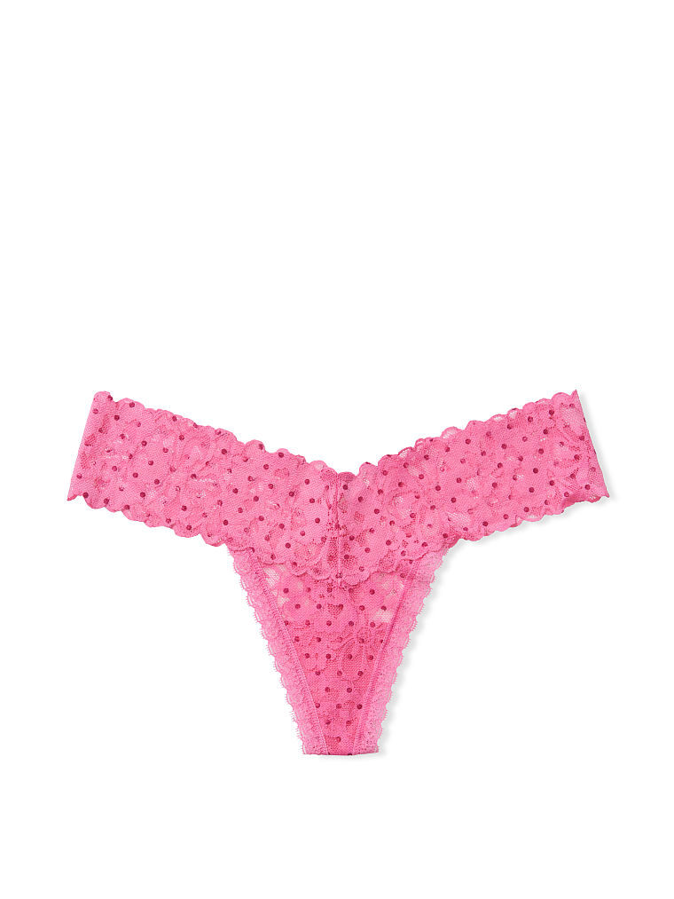 ヴィクトリアシークレット THE LACIEフローラルレースソングパンティー Floral Lace Thong Panty