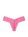 ヴィクトリアシークレット　ランジェリー ヴィクトリアシークレット THE LACIEフローラルレースソングパンティー　Floral Lace Thong Panty