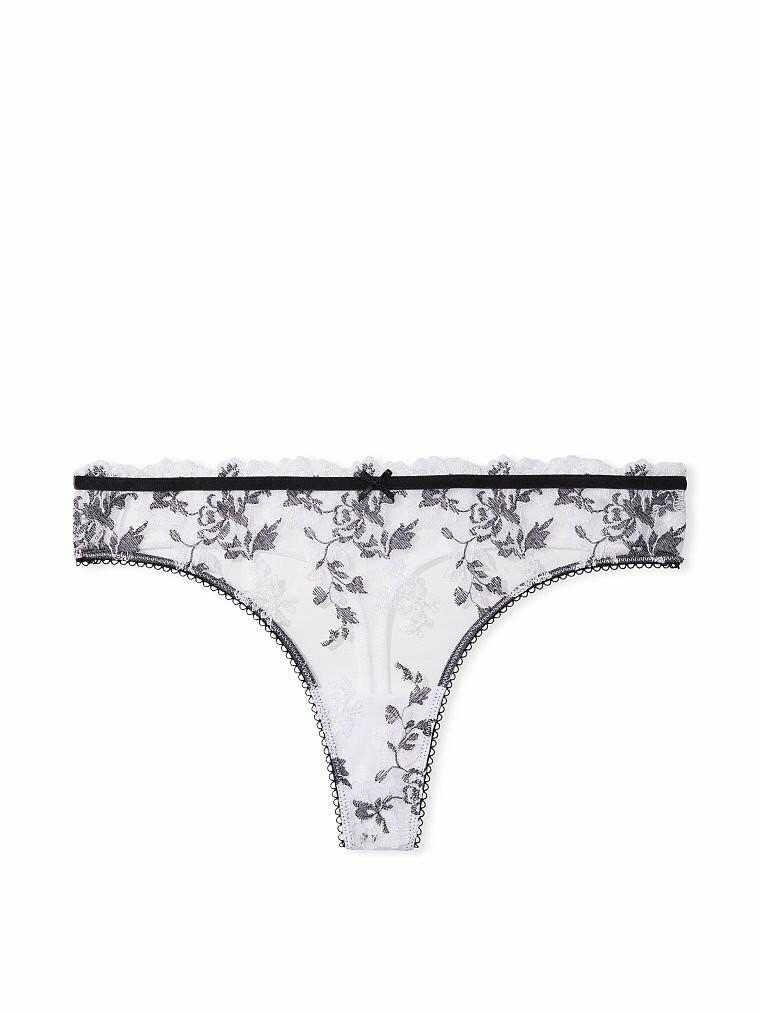 ヴィクトリアシークレット　ランジェリー ヴィクトリアシークレット DREAM ANGELSレースソングパンティーEmbroidered Lace Thong Panty