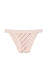 BNgAV[NbgVictoria's secretS Rbg ^K peB[Logo Cotton Tanga Panty