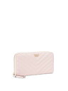 BNgAV[NbgVICTORIA'S SECRETV-LgWbvEHbgPebbled V-Quilt Zip Wallet