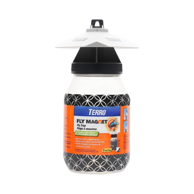 フライマグネット（誘引剤1袋付き）　ハエ・クロバエ・キンバエ・ギンバエ誘引捕獲器