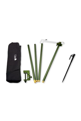 UJack(ユージャック) コンパクト ランタンスタンド & クランプ ハンガー内蔵式 耐荷重1.5kg(両側3kg) 収納ケース付き打ち込み & クランプ 両用 ランタンポール UJack(ユージャック) コンパクト ランタンスタンド & クランプ ハンガー内蔵式 耐荷重1.5kg(両側3kg) 収納ケース付き打ち込み & クランプ 両用 ランタンポール