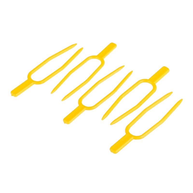 100個入り イチゴランナーピン 園芸用品 植物根茎固定ピン スイカランナーピン 育苗用品 色ランダム