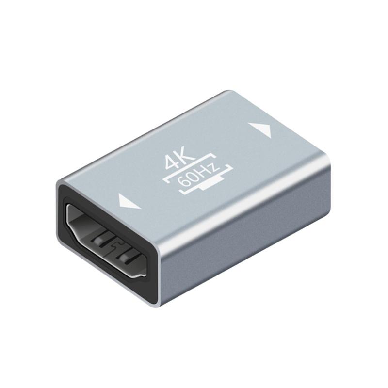 HDMI 中継アダプター4K対応 LpoieJun 18Gbpsハイスピード 延長コネクター (メス - メス）