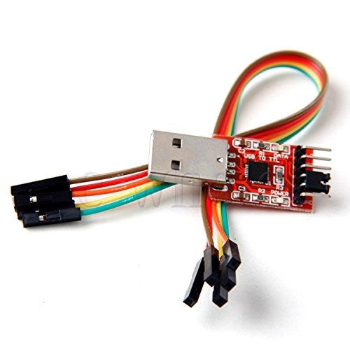 GAOHOU USB2.0 TO TTL 6�ԥ� ���ꥢ��?����С��� UART �⥸�塼�� CP2102 STC 6�ԥ󥱡��֥�
