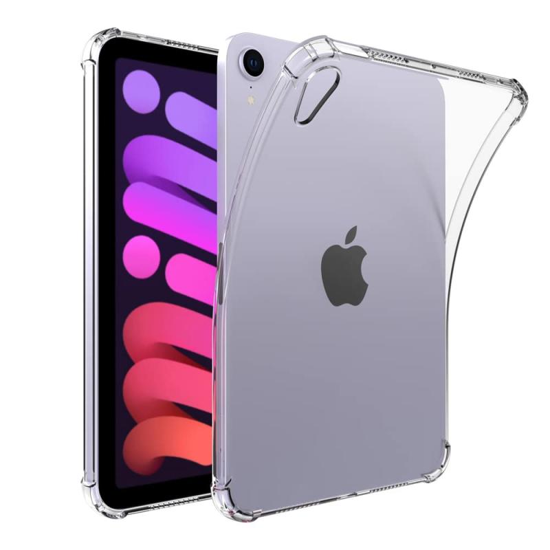 JHZZWJ ipad mini 6世代 2021 8.3インチ 用 ケース クリア ipadmini 6 用 カバー FOR ipad mini 第6世代 用 スマートカバー ipadmini 8.3 2021 用 スタンドケース ipad mini