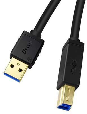 DTECH USB 3.0 �����֥� �ץ�󥿡������֥� ������A ���� ������B ���� 5Gbps ��®ž�� ư����� ���դ�HDD ���դ�SDD �ץ�󥿡��ʤ��б�