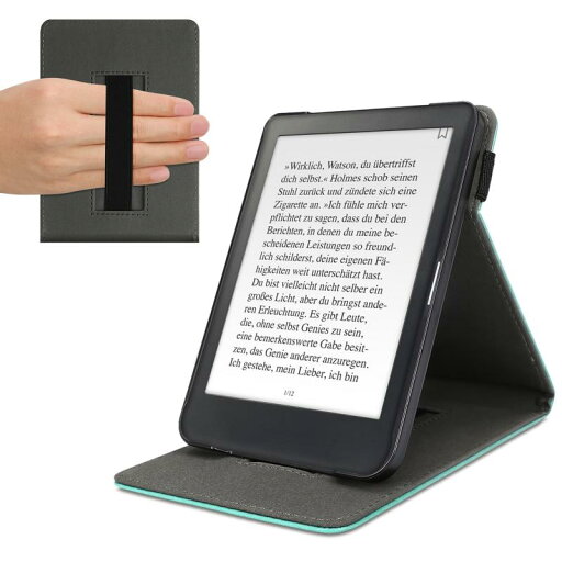 kwmobile Kobo Clara HD対応 ケース - リストストラップ と スタンド 付き - 電子書籍 保護ケース 対応 kwmobile Kobo Clara HD対応 ケース - リストストラップ と スタンド 付き - 電子書籍 保護ケース 対応