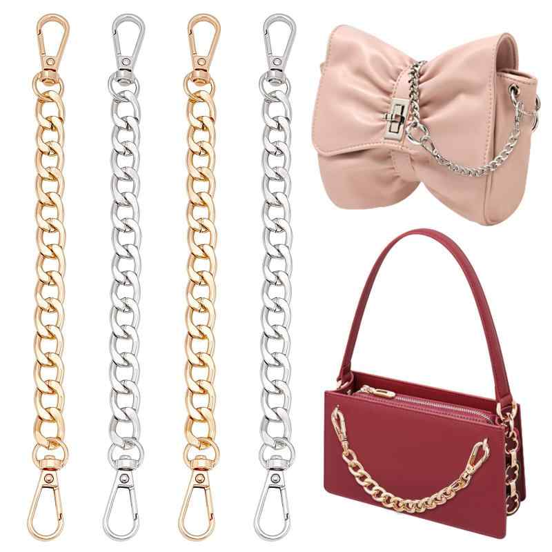 PH PandaHall 持ち手 バッグ用チェーン バッグ 交換用 チェーン 4本 肩掛けチェーン バッグ チェーンベ..