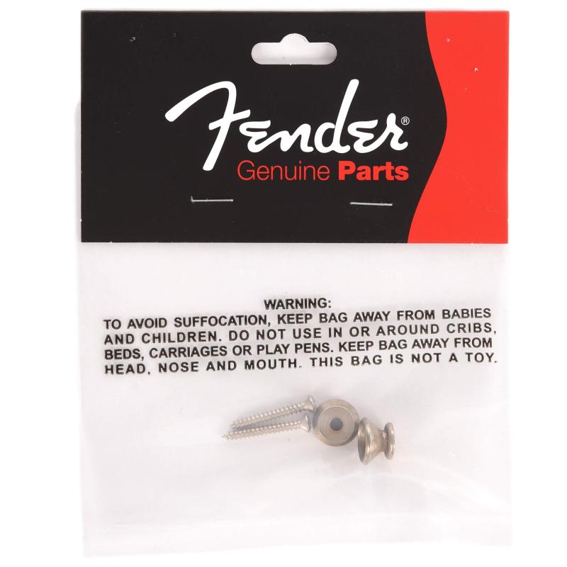 Fender パーツ Road Worn® Strap Buttons (2)MEXICO製Road Wornシリーズ・リプレイスメントパーツビンテージのような経年変化を再現