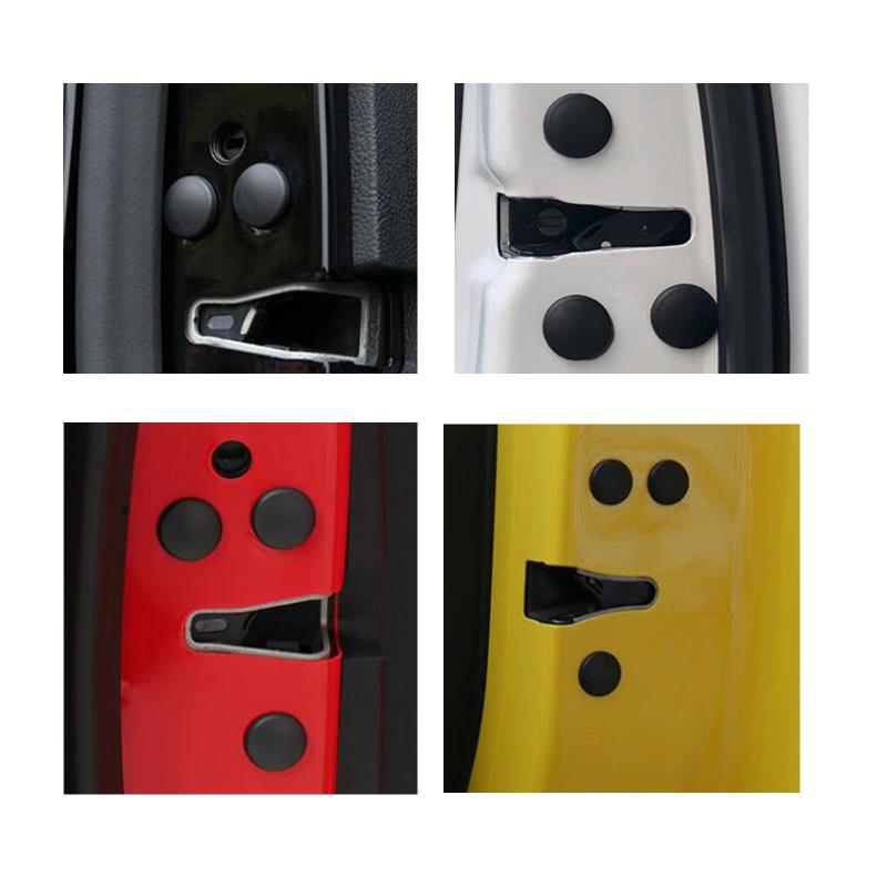 黒 12枚セット トヨタ ハリアー 80系/ C-HR/パッソ 700系 /カローラクロス10系 / RAV4 AX50系 に対応 カードアネジカバー