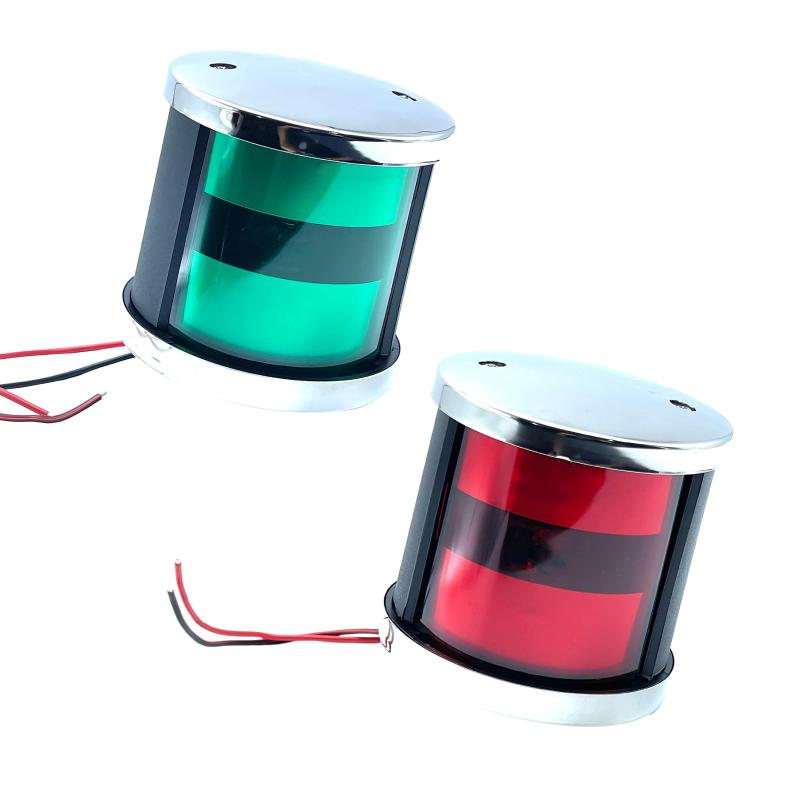 セキュアデポのCrown Doris LED 汎用 航海灯 白灯 アンカー ライト 停泊灯 舷灯 12V 24V ボート ヨット 船 漁船 小型 ナビゲーション セット｜アングル2
