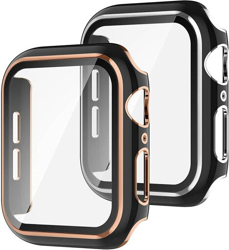 【2枚入り】Apple Watch SE/6/5/4/3/2/1 44mm 40mm 42mm 38mm 対応ケース ガラスフィルム 一体型 保護フィルム付き アップルウォッチカバー Apple Watch 超薄型フィルム 液晶全面保護カバー 耐衝撃 二 【2枚入り】Apple Watch SE/6/5/4/3/2/1 44mm 40mm 42mm 38mm 対応ケース ガラスフィルム 一体型 保護フィルム付き アップルウォッチカバー Apple Watch 超薄型フィルム 液晶全面保護カバー 耐衝撃 二