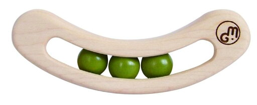 マストロ・ジェッペット 木のおもちゃ ラトル FAVA(ファーヴァ) GREEN マストロ・ジェッペット 木のおもちゃ ラトル FAVA(ファーヴァ) GREEN