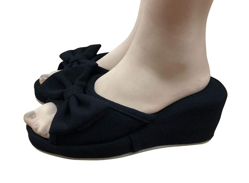 [美脚ヒールスリッパ] 【エステ仕様】 7cm / リボン（Butterfly Type