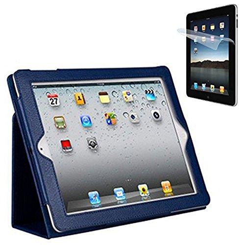 (Candy) 初代iPad 第1世代 [お得な専用ケース&液晶フィルムセット] 初代iPad 第1世代 初代アイパッド 初代アイパット 専用 カバーケース 高級PUレザータイプ本体保護カバー スタンド機能付き(2)