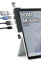 サンワダイレクト ドッキングステーション Surface Pro 専用 ハブ HDMI 4K60Hz / USB-C PD対応/USB-A ×2/ LAN/microSD 拡張 100W USBハブ 400-HUBC6SP_HUBCP26S(2)