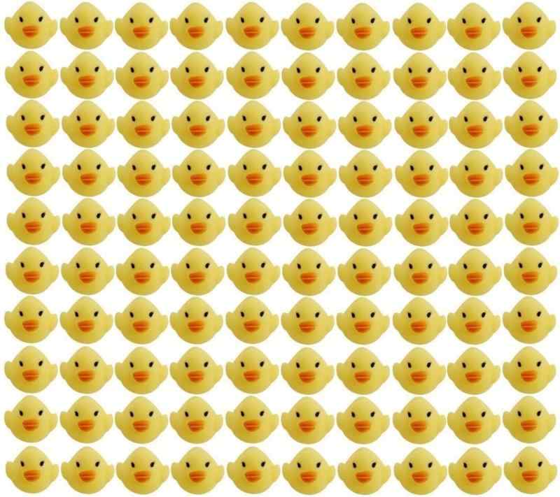 玩具の神様® かわいい ピヨピヨ アヒルちゃん 100個 セット お風呂でプカプカ