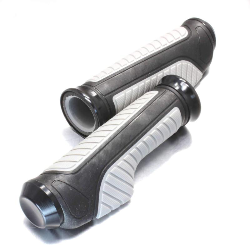 nakira バイクグリップ 22mm用 汎用 バイクハンドル用 ライブディオ ジョグ シグナスX アシスト付き