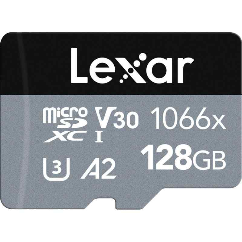 Lexar® Professional 1066x microSDHC™/microSDXC™ UHS-I cards SILVER Series 128GB MS1066128G-BNANG 海外パッケージ版