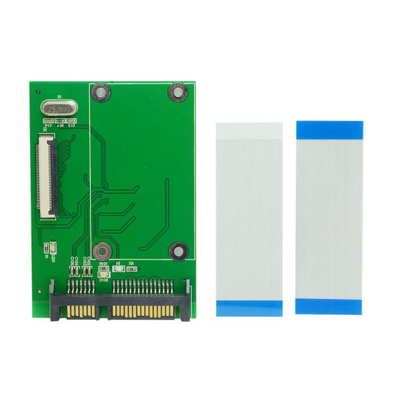 Chenyang SATA - 40ピン ZIF CE 1.8インチ SSD HDD アダプターボード LIFフラットケーブル付き ZIF CE - SATA ZIF CE 1.8 ssd to SATA ATA HDD MSATA SSD - 4.57