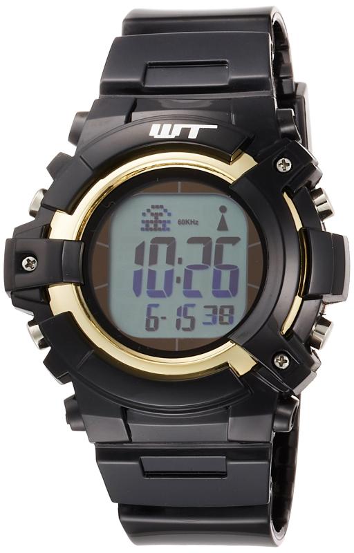 [アリアス]ALIAS 腕時計 電波ソーラー デジタル ウェーブトランス 5気圧防水 ウレタンベルト メンズ