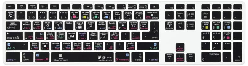 KB Covers Lightroom QWERTY キーボードカバー Apple Ultra-Thin キーボード w/Num Pad